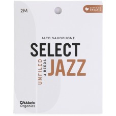 D'Addario Woodwinds Organic Select Jazz Unfiled Alto Saksafon Kamışı (3 lü) No:2 Medium