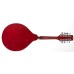 ELEKTRO MANDOLIN ÇANTALI, TRANS RED, LADİN KAPAK