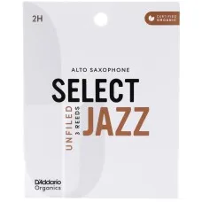 D'Addario Woodwinds Organic Select Jazz Unfiled Alto Saksafon Kamışı (3 lü) No:2 Hard